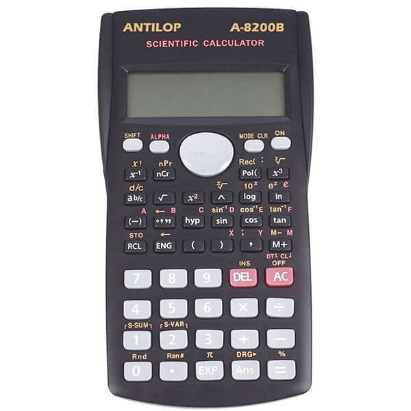 Antilop A-8200-B 240 funkciós tudományos számológép - fekete