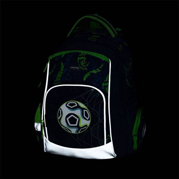 Football focis OXY GO iskolai hátizsák - iskolatáska szett - 22 literes